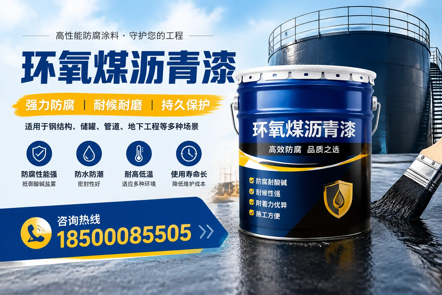 环氧煤沥青漆在工业中的应用，六安企业的选择
